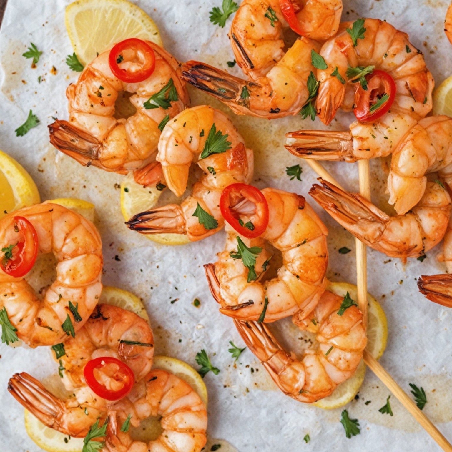 ekklisiasnea-Shrimp Skewers