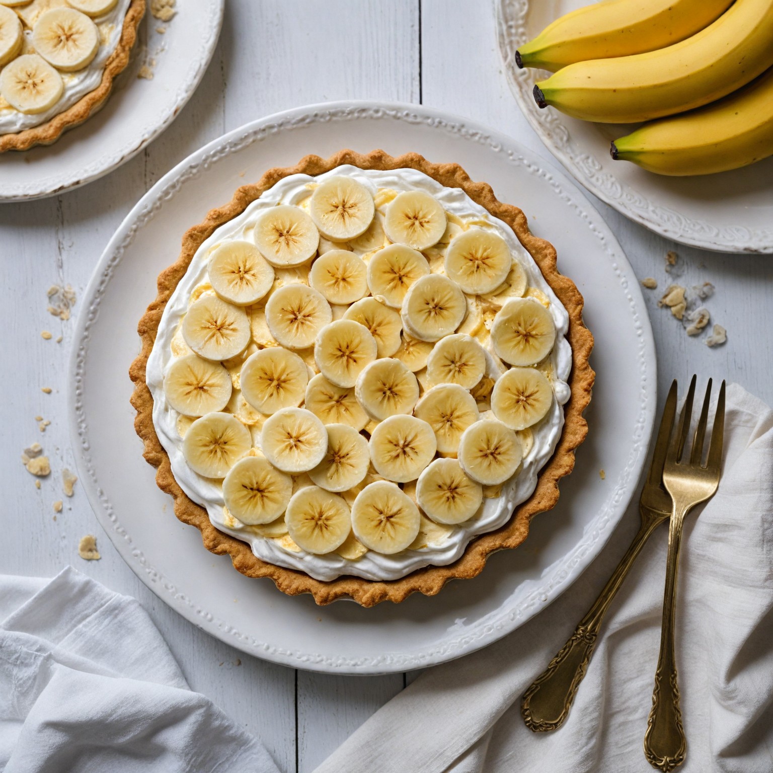 ekklisiasnea-Vegan tart with coconut cream and banana