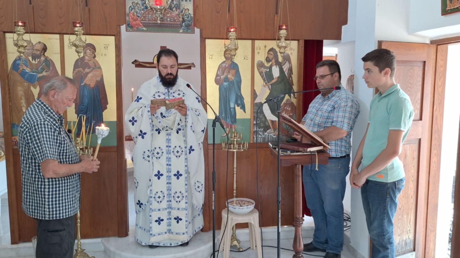 eortios-esperinos-gia-tous-Αpostolous Εόρτιος Εσπερινός για τους Αποστόλους Πέτρο και Παύλο στην Ερέτρια