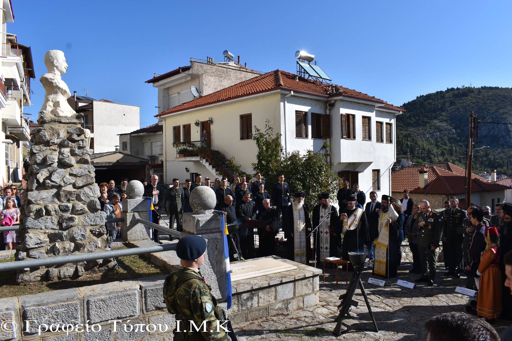 epimnimosini-deisi-ston-pavlo-mela Επιμνημόσυνη Δέηση στον Παύλο Μελά από τον Μητροπολίτη Καστορίας παρουσία του Αρχηγού ΓΕΣ