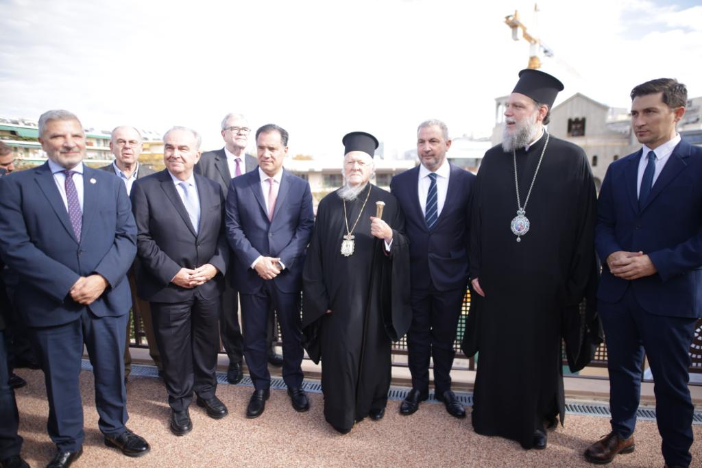 episkepsi-tis-Α.th_.p.-tou-ikoumenikou Επίσκεψη της Α.Θ.Π. του Οικουμενικού Πατριάρχου κ.κ. Βαρθολομαίου στο Ιωνικό Κέντρο της Ι.Μ. Νέας Ιωνίας