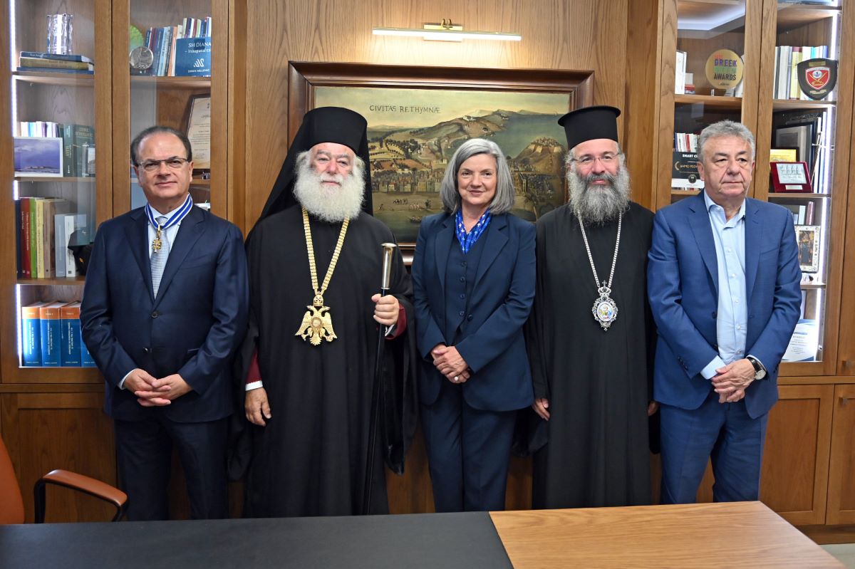 epitimos-dimotis-rethimnou-o-patriarchis Επίτιμος Δημότης Ρεθύμνου ο Πατριάρχης Αλεξανδρείας