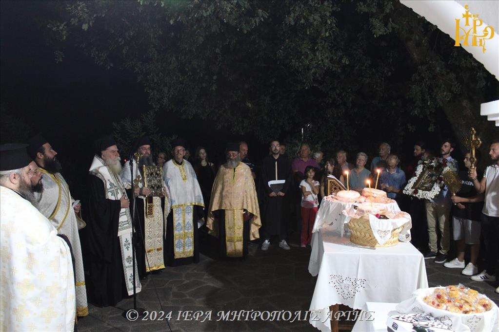 esperinos-Αpotomis-kefalis-timiou-prodromou Εσπερινός Αποτομής Κεφαλής Τιμίου Προδρόμου στην Πέρα Καλεντίνη Άρτης