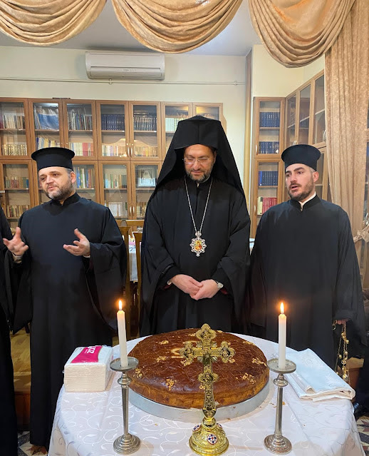 Ευλογία και κοπή της Αγιοβασιλόπιττας στο Πικρίδι Κωνσταντινουπόλεως