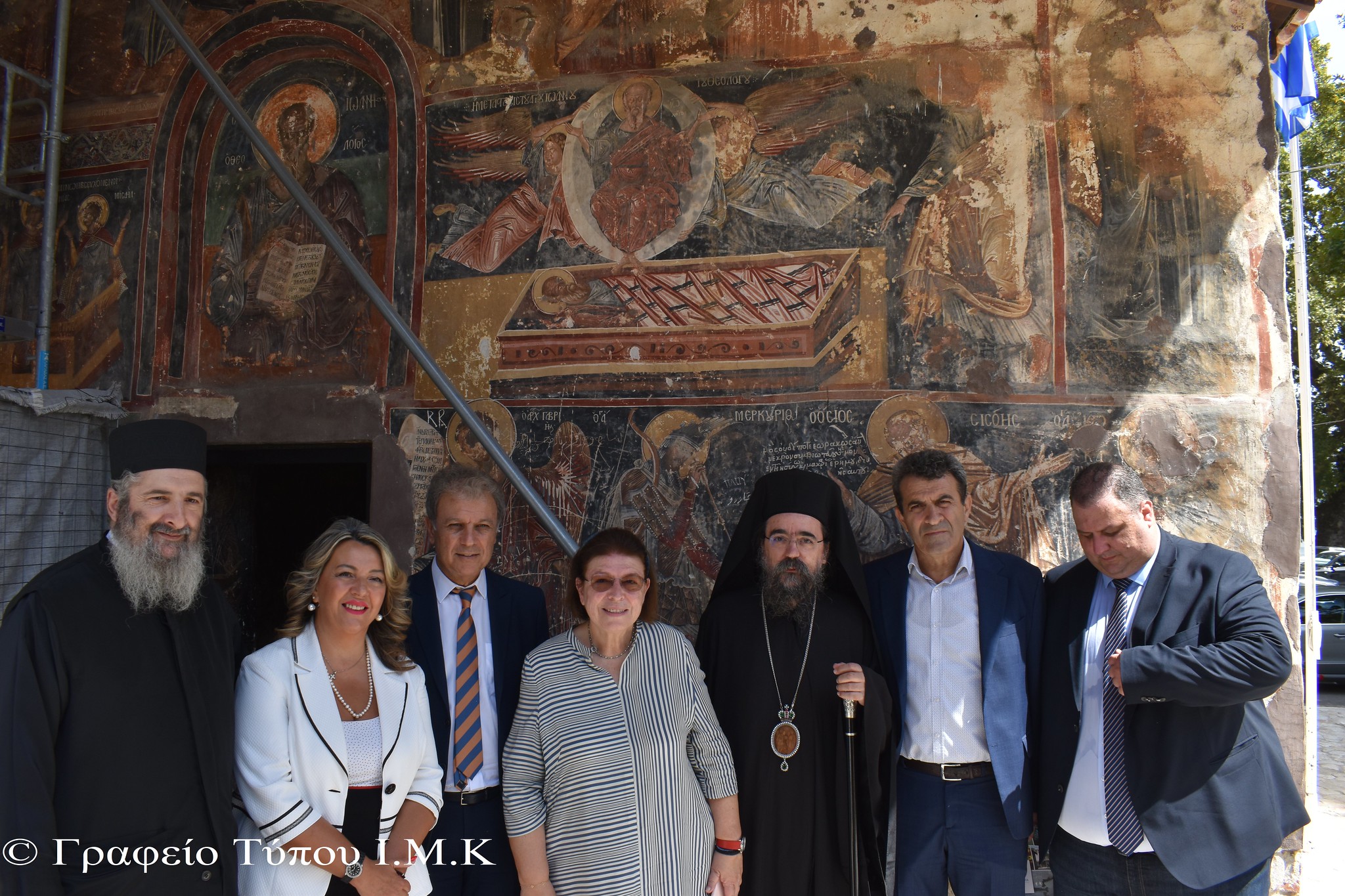 H-ipourgos-politismou-lina-mendoni H Υπουργός Πολιτισμού Λίνα Μενδώνη στην Ιερά Μονή Παναγίας Μαυριωτίσσης Καστοριάς