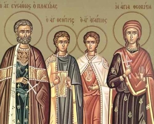 i-Άgii-efstathios-ke-i Οι Άγιοι Ευστάθιος και η συνοδεία του, που μαρτύρησαν για τον Χριστό – Εορτάζουν 20 Σεπτεμβρίου