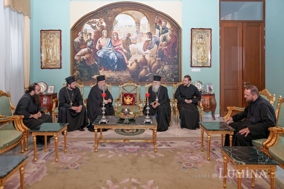 i-antiprosopia-tou-patriarchiou-roumanias Η αντιπροσωπεία του Πατριαρχείου Ρουμανίας στην Κύπρο επισκέφθηκε την Εξαρχία του Πατριαρχείου Ιεροσολύμων