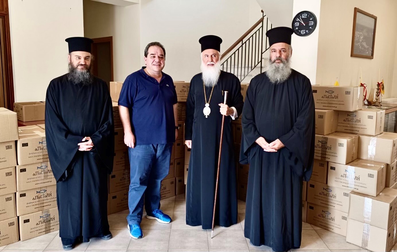 Η  «ΑΠΟΣΤΟΛΗ» δίπλα σε 150 οικογένειες στην Λήμνο και στον  Άη Στράτη