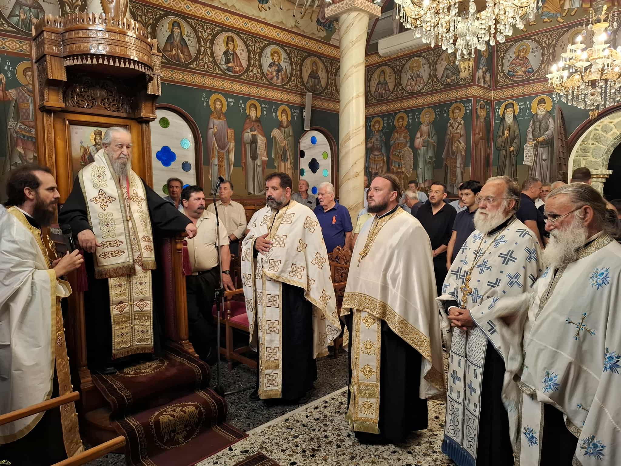 i-eorti-tis-genniseos-tis Η εορτή της Γεννήσεως της Θεοτόκου στην Μητρόπολη Καρυστίας
