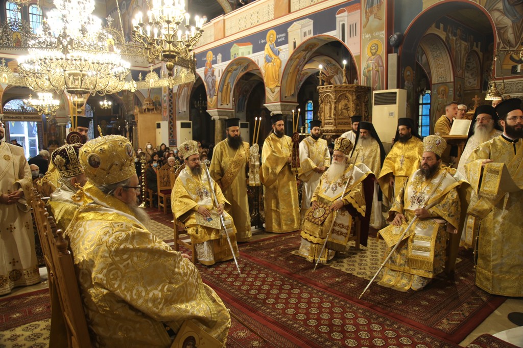 Η πρώτη Θεία Λειτουργία του Μητροπολίτου Αιτωλίας και Ακαρνανίας κ. Δαμασκηνού στο Αγρίνιο