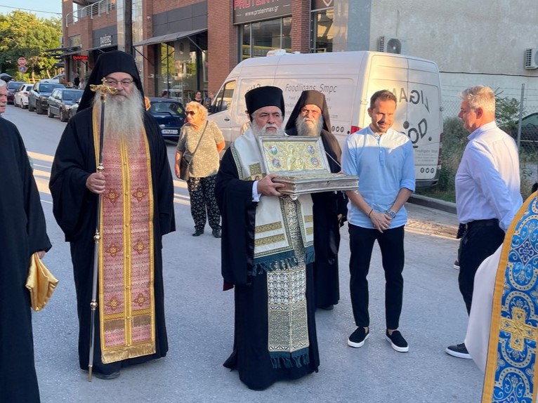 ipodochi-ierou-lipsanou-Αgias-Άnnas Υποδοχή Ιερού Λειψάνου Αγίας Άννας στον Ι.Ν. Αγίων Θεοπατόρων Ιωακείμ και Άννης Νέας Ευκαρπίας