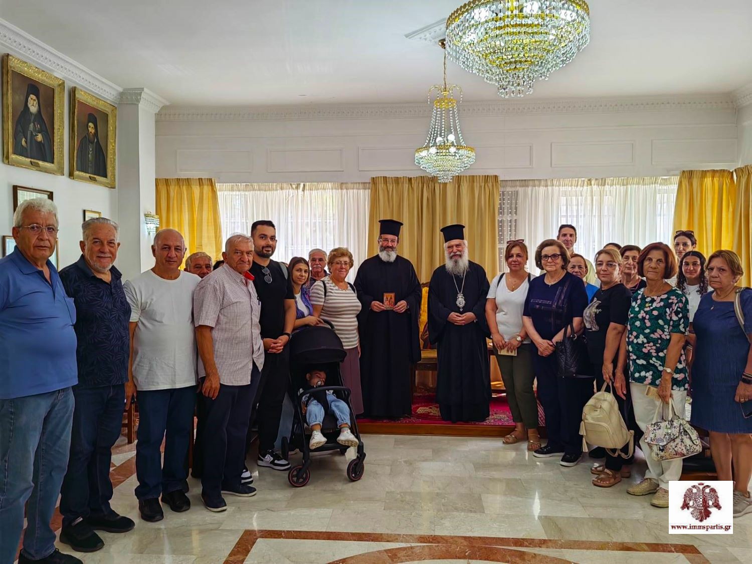 Κύπριοι προσκυνητές με επικεφαλής τον Επίσκοπο Μεσαορίας επισκέφθηκαν τον Μητροπολίτη Μονεμβασίας και Σπάρτης