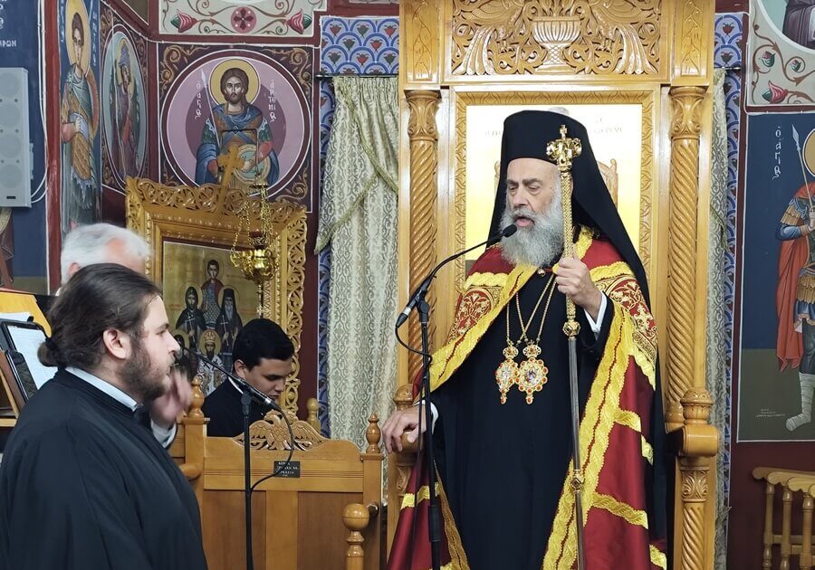 korifosi-ton-timon-pros-ton Κορύφωση των τιμών προς τον άγιο Σεραφείμ, αρχιεπίσκοπο Φαναρίου, στην Καρδίτσα