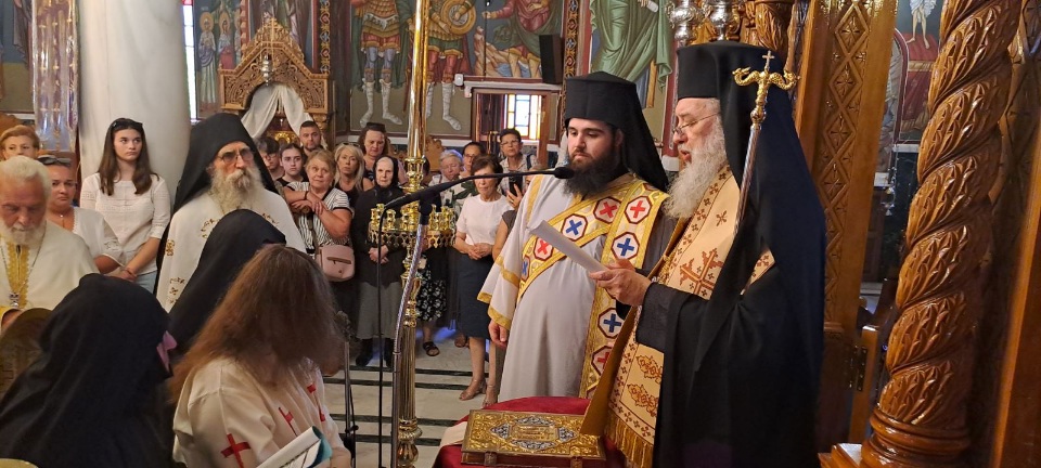 koura-megaloschimis-monachis-stin-i Κουρά Μεγαλόσχημης Μοναχής στην Ι. Μονή Εισοδίων της Θεοτόκου Μαρκοπούλου Ωρωπού