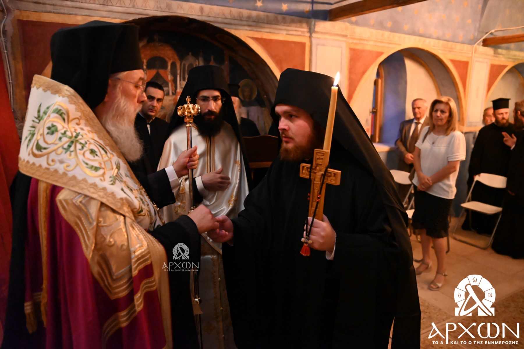 Κουρά Μοναχού στην Ι. Μ. Εισοδίων Θεοτόκου και Αγ. Φιλοθέης Αμαρουσίου 