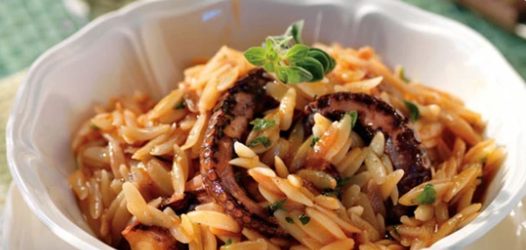 kritharaki-me-chtapodi Κριθαράκι με Χταπόδι