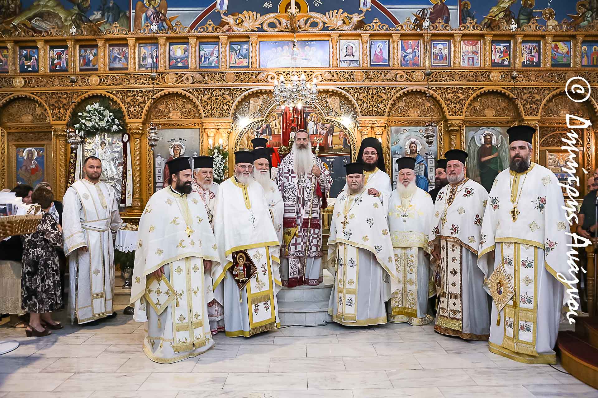 lampra-egkenia-tou-i.n.-Αgiou Λαμπρά Εγκαίνια του Ι.Ν. Αγίου Γεωργίου στα Καλύβια Λαμίας