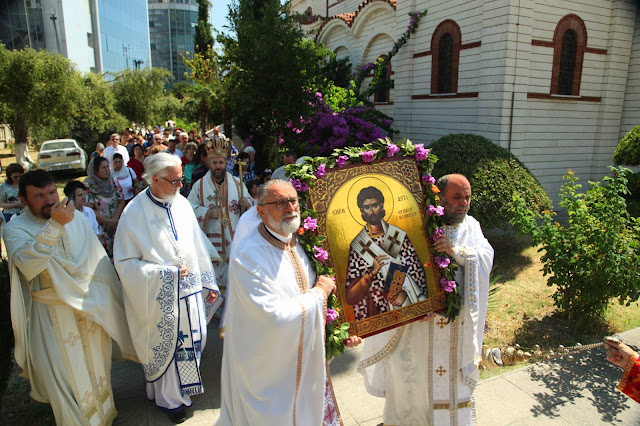 lampra-to-dirrachio-eortase-ton Λαμπρά το Δυρράχιο εόρτασε τον τοπικό Επίσκοπο και μάρτυρα Άγιο Αστείο