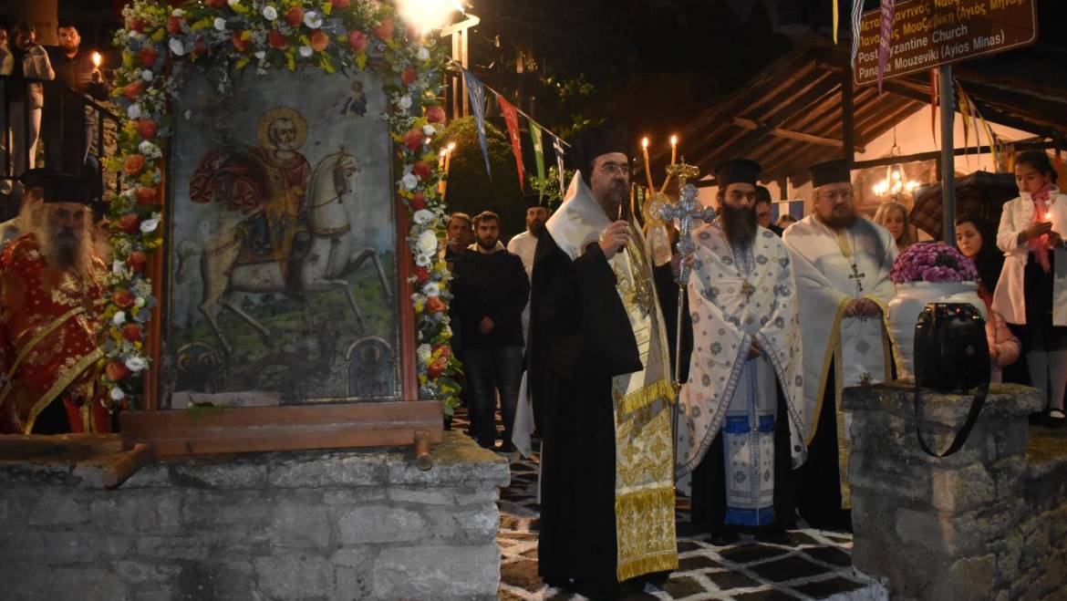 litaneftiki-kataniktikὴ-ἐpistrofὴ-tῆs-eἰkonos Λιτανευτική, κατανυκτικὴ ἐπιστροφὴ τῆς εἰκόνος τοῦ πολιούχου της Καστοριᾶς Ἁγίου Μηνᾶ