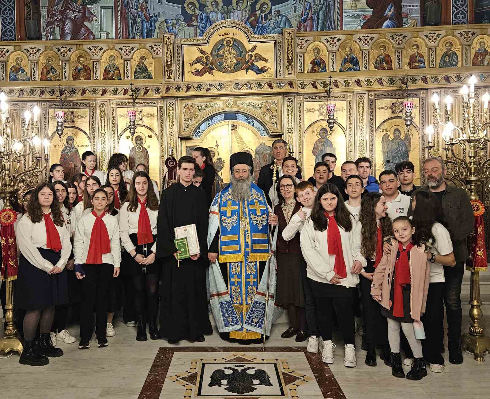 Mαθητές του Μουσικού Σχολείου έψαλλαν στις Ακολουθίες των Χαιρετισμών στην Ι. Μ. Κίτρους