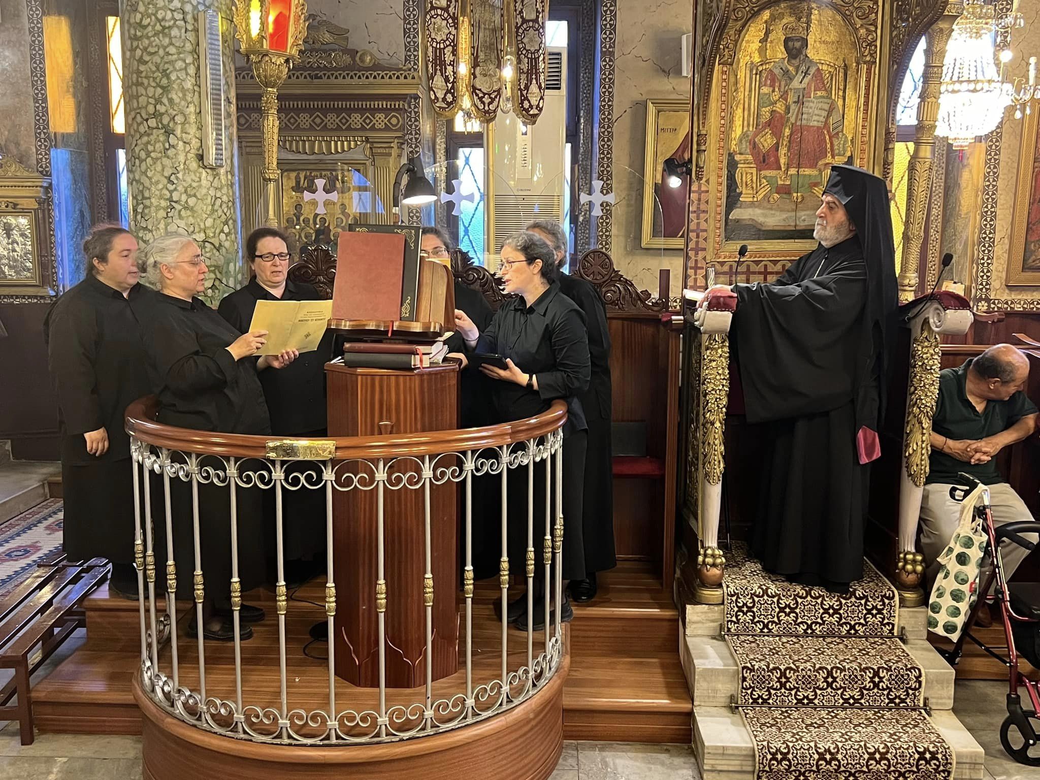 Μέγας Αρχιερατικός Εσπερινός στο Ναό του Αγίου Στεφάνου στο Γεσήλκιοϊ