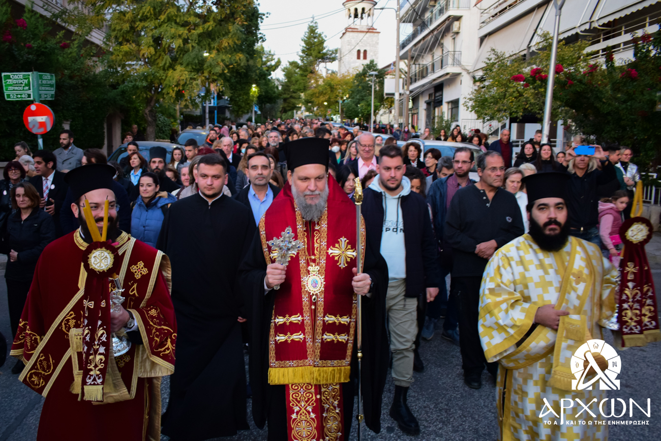 metheortos-esperinos-ke-litania-ston Μεθέορτος Εσπερινός και Λιτανεία στον Ι. Ν. Αγίου Νεκταρίου Νέου Ηρακλείου