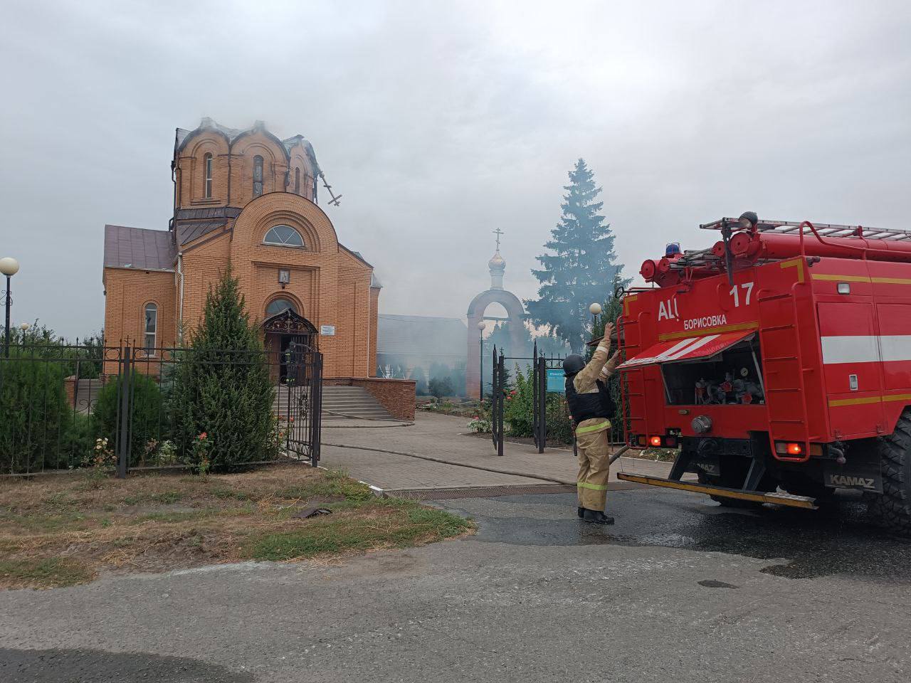 naos-epligi-stin-periferia-belgkoront Ναός επλήγη στην Περιφέρεια Μπέλγκοροντ λόγω των συγκρούσεων, σύμφωνα με το Πατριαρχείο Μόσχας