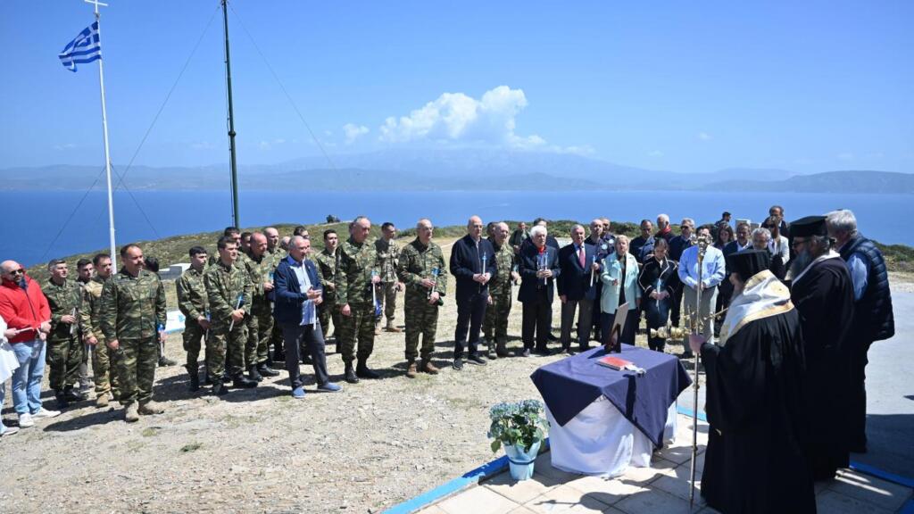 nikos-dendias-Αnastasi-me-to Νίκος Δένδιας: Ανάσταση με το προσωπικό του Φυλακίου Παναγιάς Οινουσσών