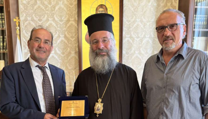 o-aperchomenos-diefthintis-defterovathmias-ekpedefsis Ο απερχόμενος Διευθυντής Δευτεροβάθμιας Εκπαίδευσης Ρεθύμνου στον Μητροπολίτη Πρόδρομο