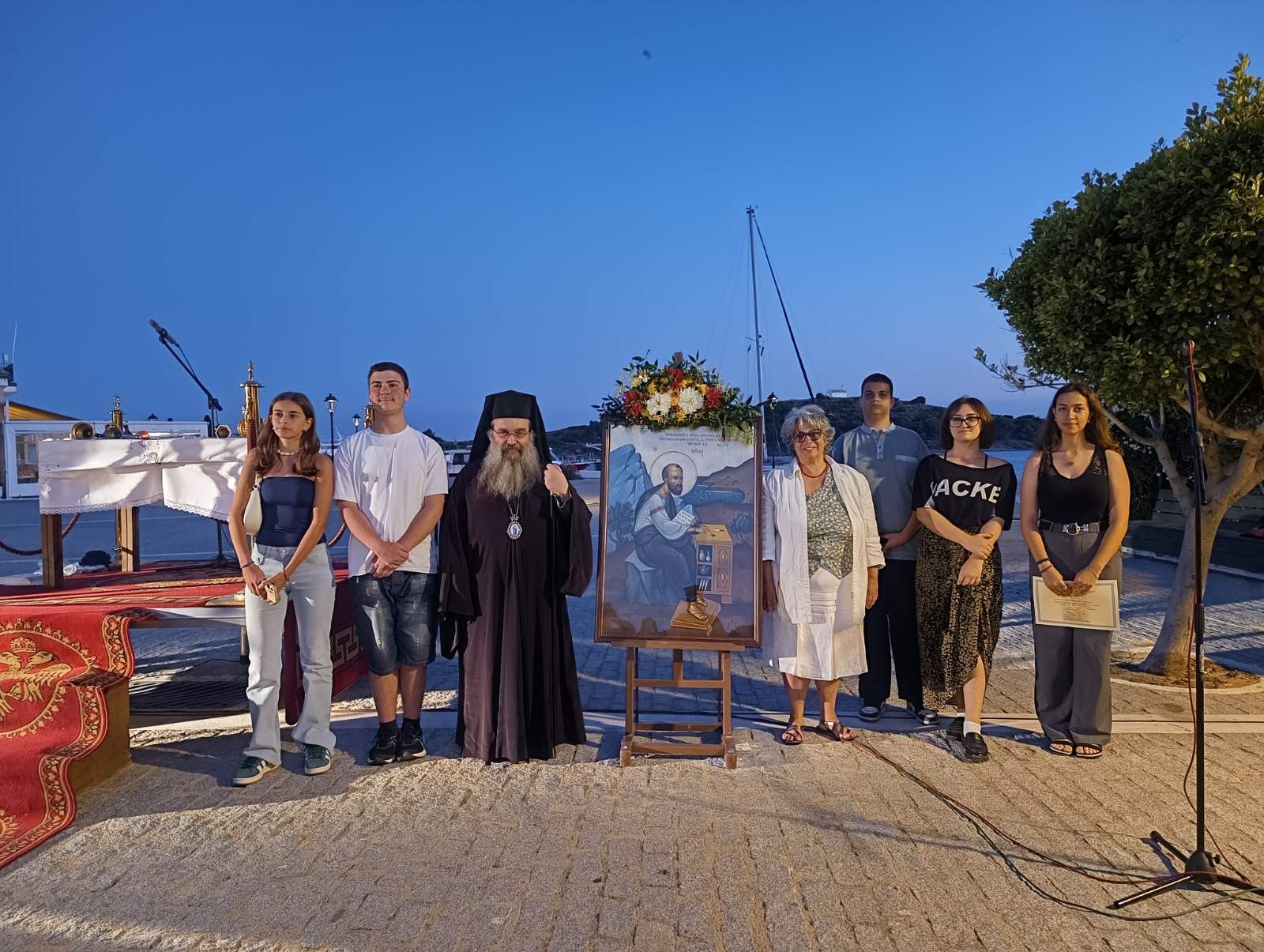 o-Αpostolos-pavlos-etimithi-Αntikri Ο Απόστολος Παύλος ετιμήθη “Αντίκρυ Χίου”