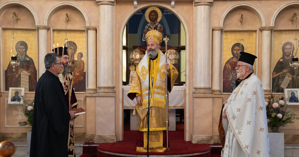 o-Αrchiepiskopos-afstralias-makarios-stin Ο Αρχιεπίσκοπος Αυστραλίας Μακάριος στην Ενορία Αγίου Γερασίμου στο Σύδνεϋ