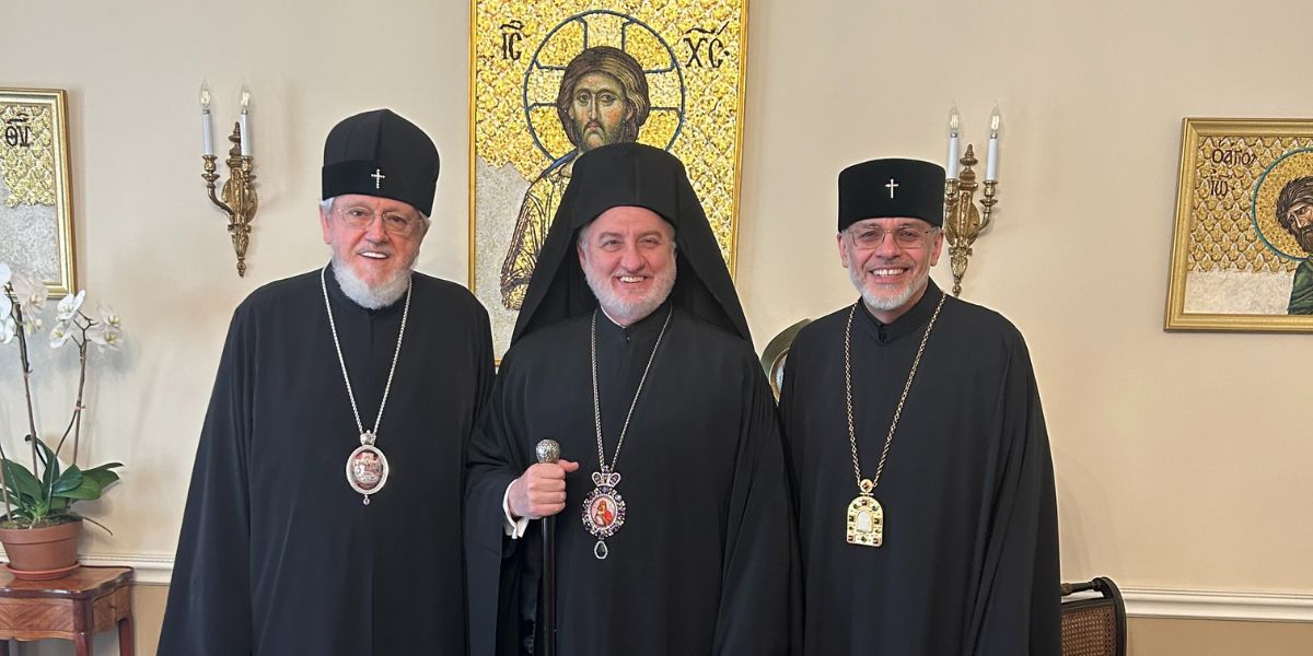 o-Αrchiepiskopos-Αmerikis-ke-oukrani Ο Αρχιεπίσκοπος Αμερικής και Ουκρανοί Ιεράρχες εξέφρασαν την στήριξή τους στην Ουκρανία