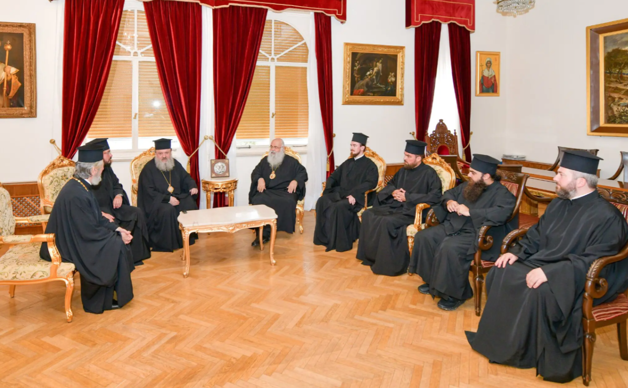 o-Αrchiepiskopos-kiprou-ipodechthike-ton Ο Αρχιεπίσκοπος Κύπρου υποδέχθηκε τον Επίσκοπο Πραχοβεάνου