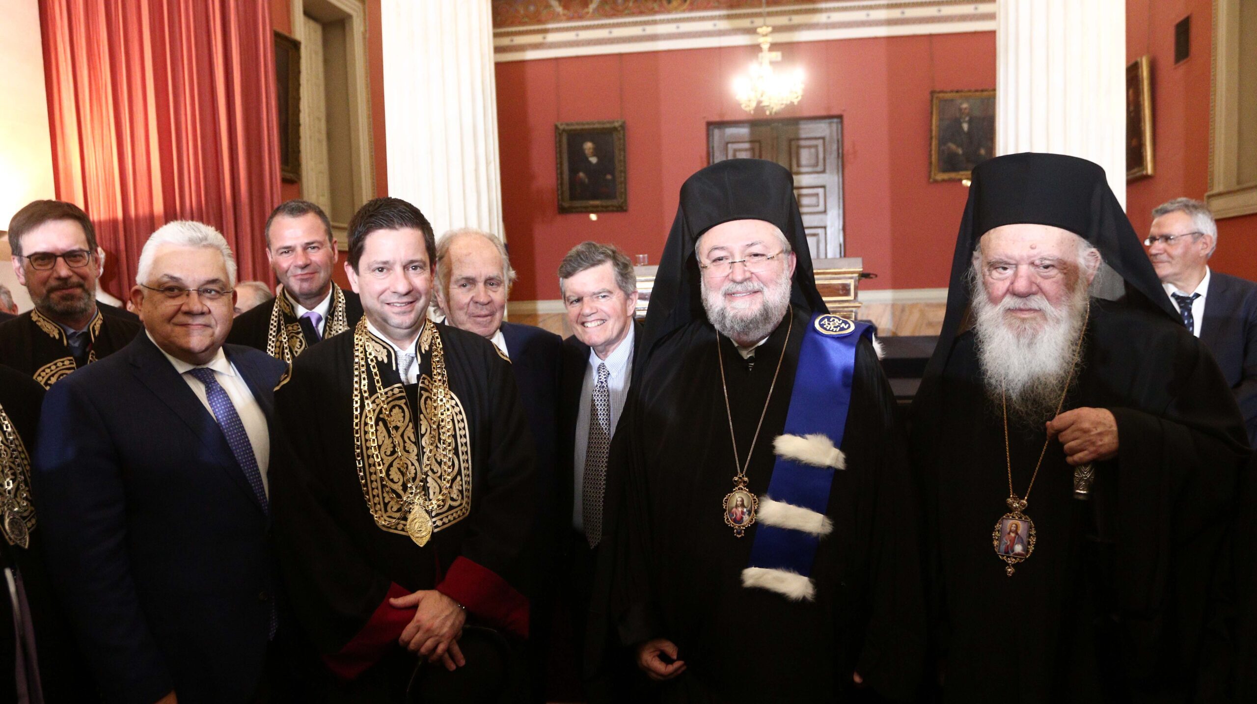 o-Αrchiepiskopos-stin-anagorefsi-tou Ο Αρχιεπίσκοπος στην αναγόρευση του Μητροπολίτη Γέροντος Πριγκηποννήσων σε Επίτιμο Διδάκτορα του ΕΚΠΑ