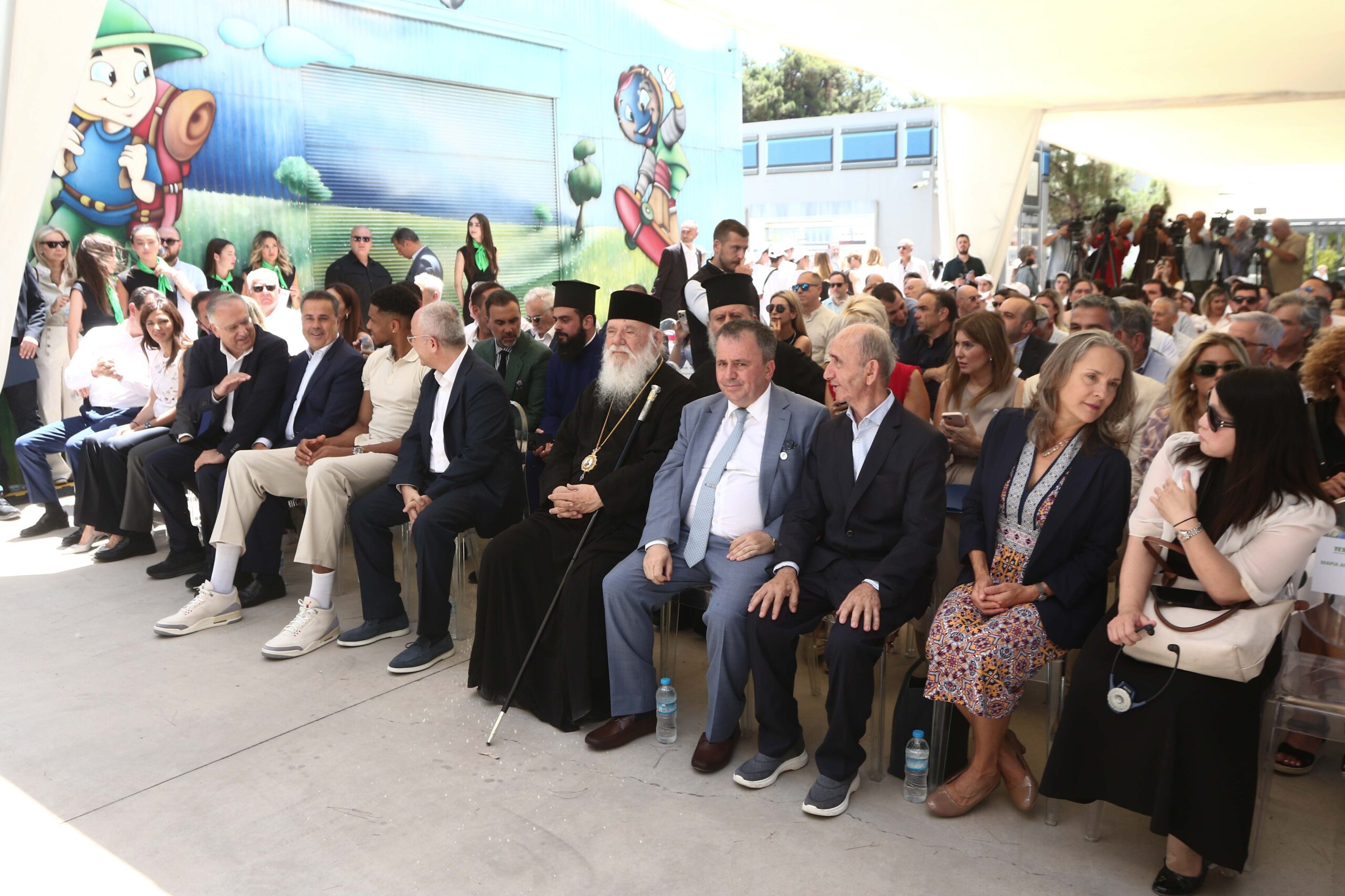 o-Αrchiepiskopos-stin-teleti-Αnakirixis Ο Αρχιεπίσκοπος στην Τελετή Ανακήρυξης του Έλληνα Πρεσβευτή Ανακύκλωσης