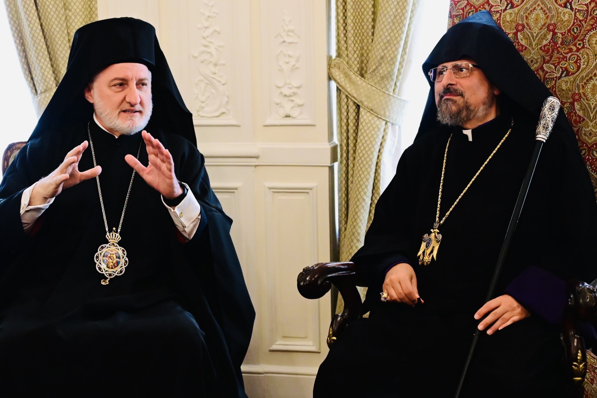 o-Αrmenios-patriarchis-konstantinoupoleos-episkefthike Ο Αρμένιος Πατριάρχης Κωνσταντινουπόλεως επισκέφθηκε τον Αρχιεπίσκοπο Αμερικής