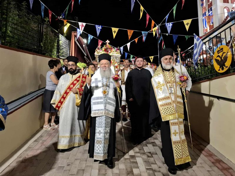 Ο εορτασμός Μεταστάσεως του Αγίου Ιωάννου του Θεολόγου στο Μαντούδι