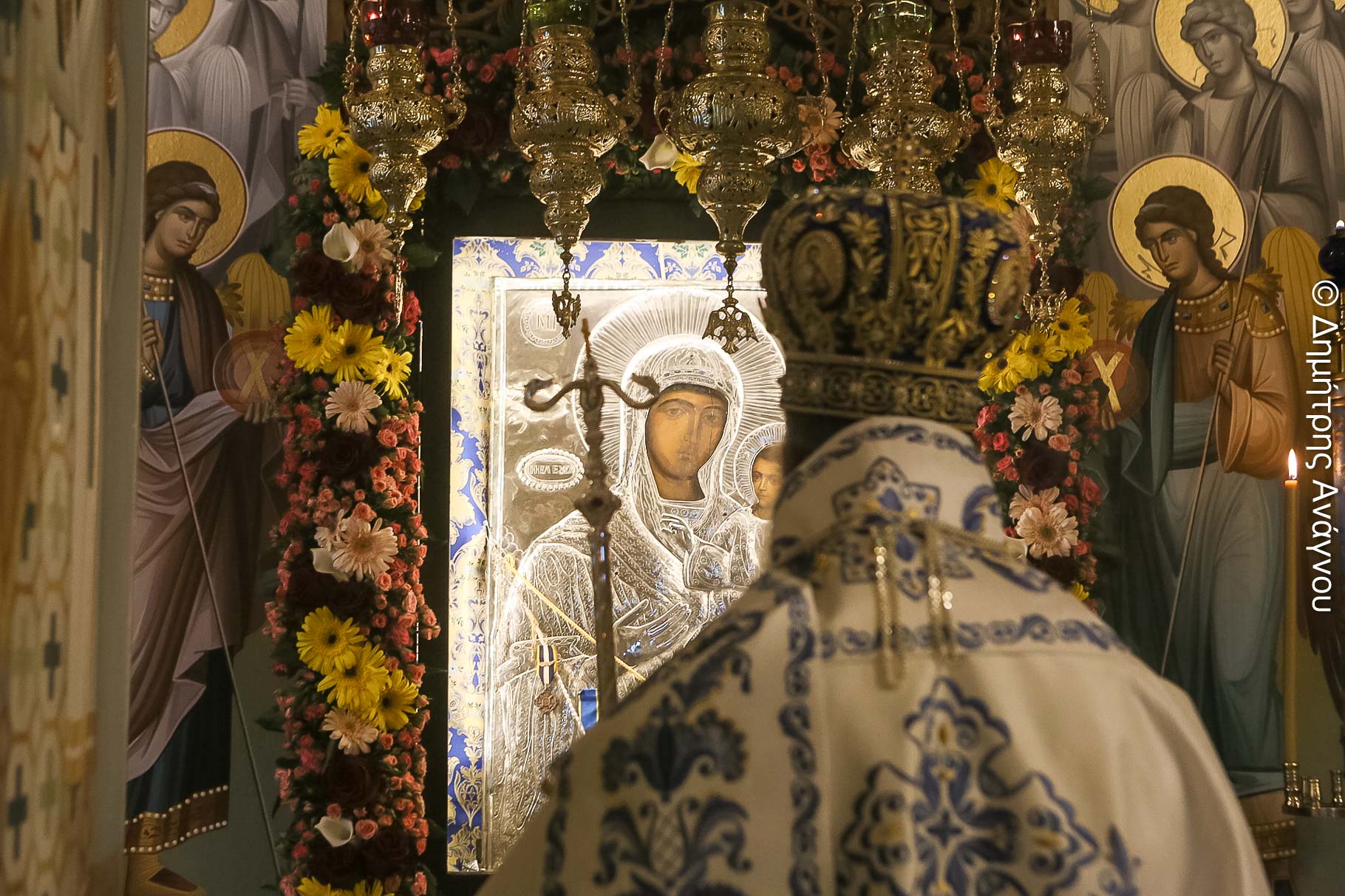 o-fthiotidos-simeon-stin-iera Ο Φθιώτιδος Συμεών στην Ιερά Μονή Γενεσίου Θεοτόκου Αντινίτσης