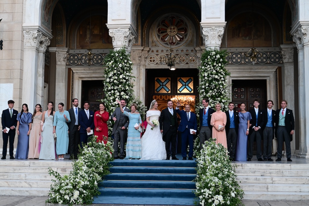 Ο γάμος της Θεοδώρας Γλύξμπουργκ και του Μάθιου Κουμάρ στην Μητρόπολη Αθηνών (ΦΩΤΟ)