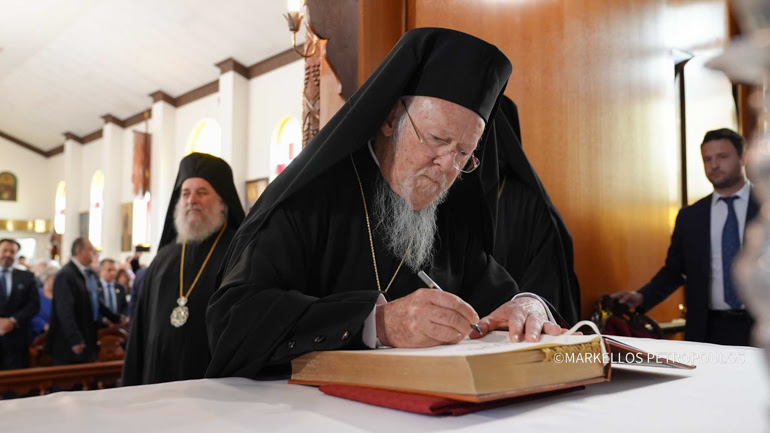 o-ikoumenikos-patriarchis-evlogise-to Ο Οικουμενικός Πατριάρχης ευλόγησε το φιλανθρωπικό πρόγραμμα «Πέντε Άρτοι»στη Μελβούρνηst