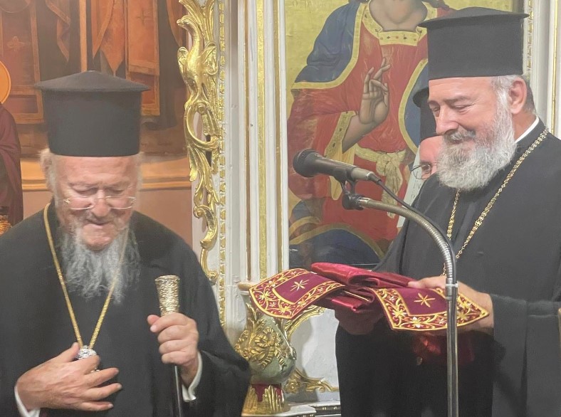 o-ikoumenikos-patriarchis-sto-chalkios Ο Οικουμενικός Πατριάρχης στο Χαλκειός της Χίου