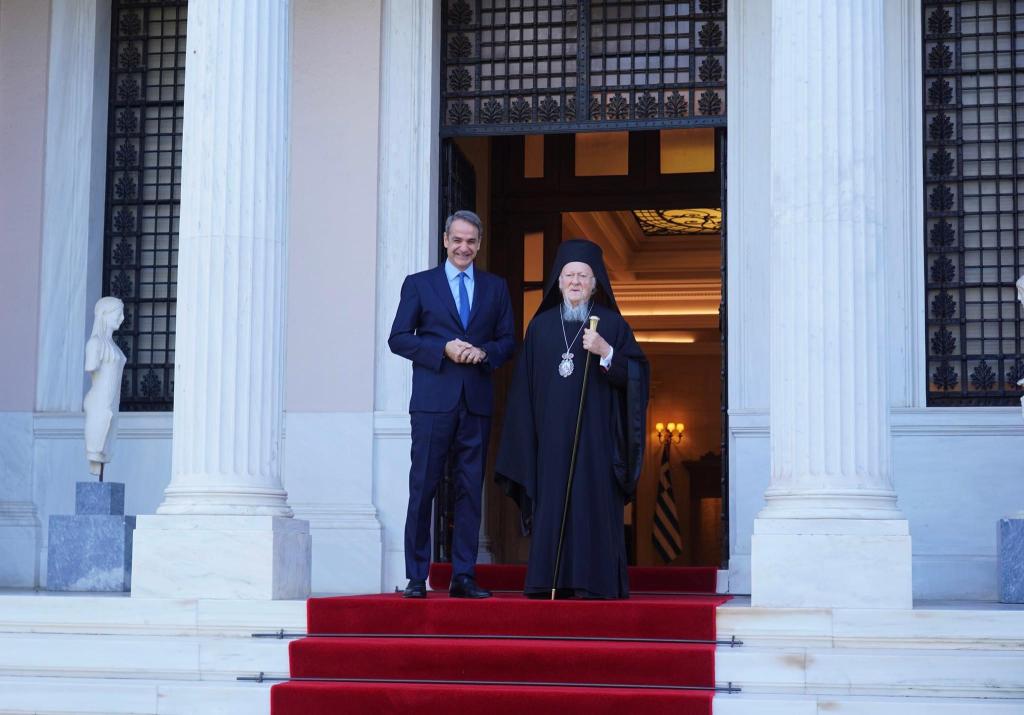 o-ikoumenikos-patriarchis-ston-prothipourgo Ο Οικουμενικός Πατριάρχης στον Πρωθυπουργό