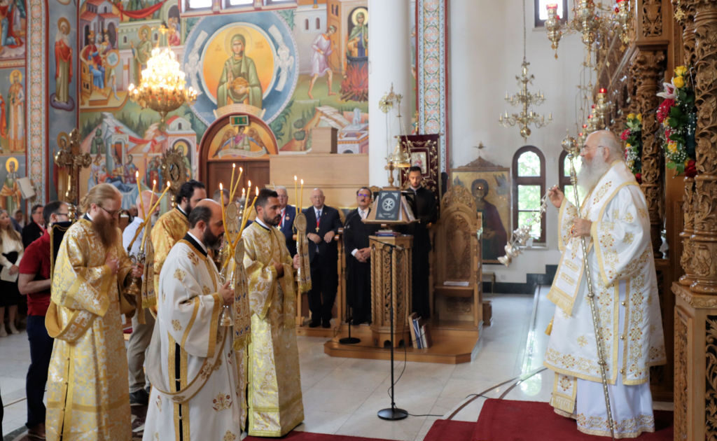 Ο-Κύπρου-Γεώργιος-στη-Μητρόπολη-Θυατείρων Ο Κύπρου Γεώργιος στη Μητρόπολη Θυατείρων