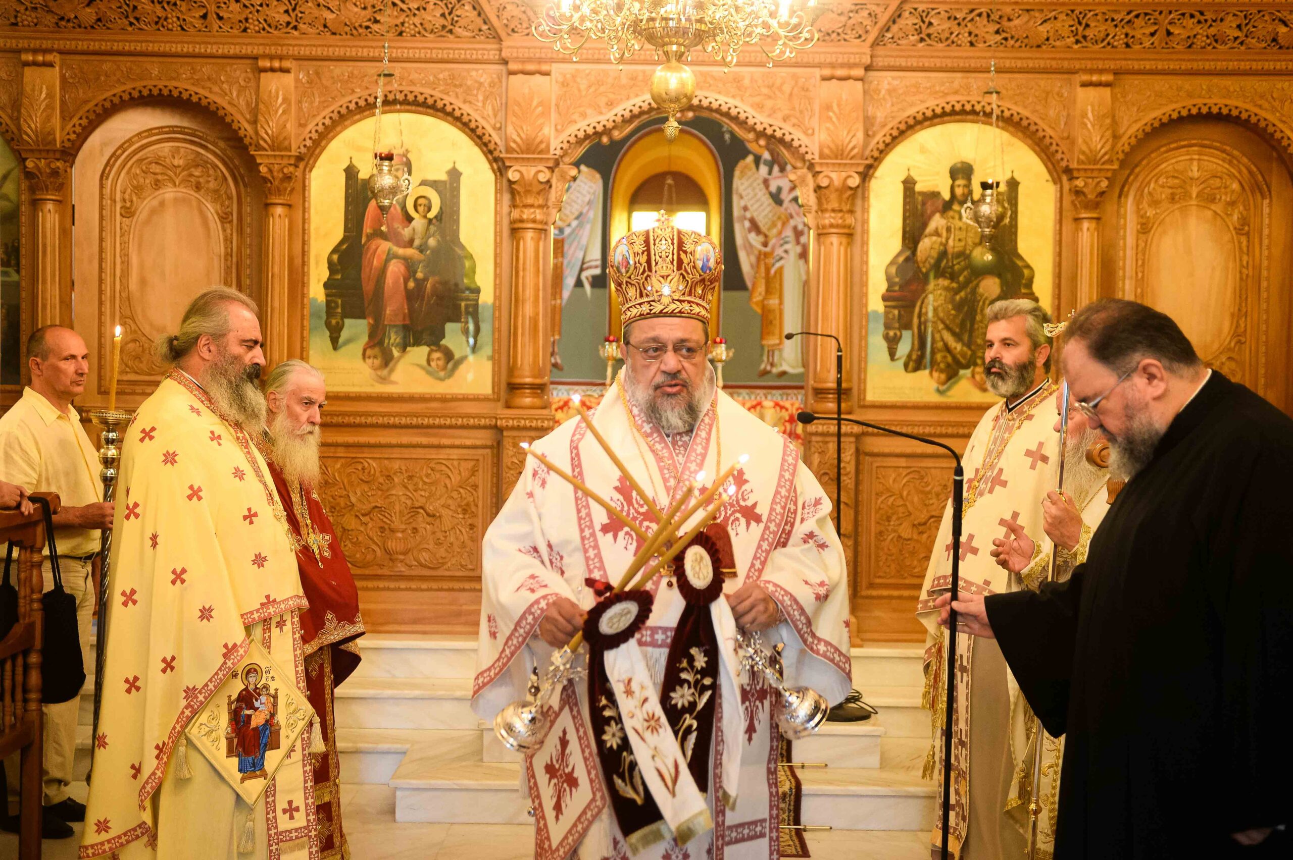 Ο Μεσσηνίας Χρυσόστομος στο Μετόχι της Μονής Βουλκάνου
