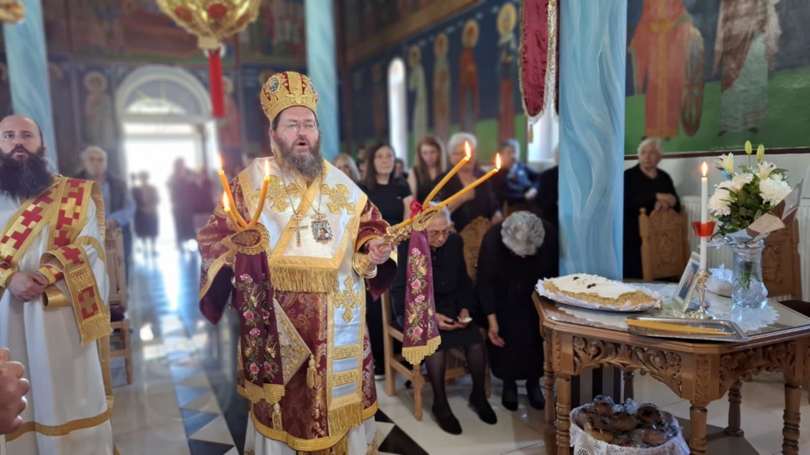 o-mitropolitis-kilkisiou-ston-orino Ο Μητροπολίτης Κιλκισίου στον ορεινό οικισμό των Κρουσίων Σπουργίτης