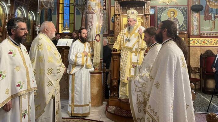 o-mitropolitis-larisis-ston-iero Ο Μητροπολίτης Λαρίσης στον Ιερό Ναό Αγίου Γεωργίου Γιάννουλης