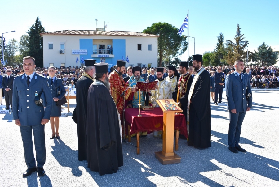 o-mitropolitis-maronias-stin-teleti Ο Μητροπολίτης Μαρωνείας στην Τελετή Ονομασίας και Απονομής Πτυχίων των Δοκίμων Αστυφυλάκων