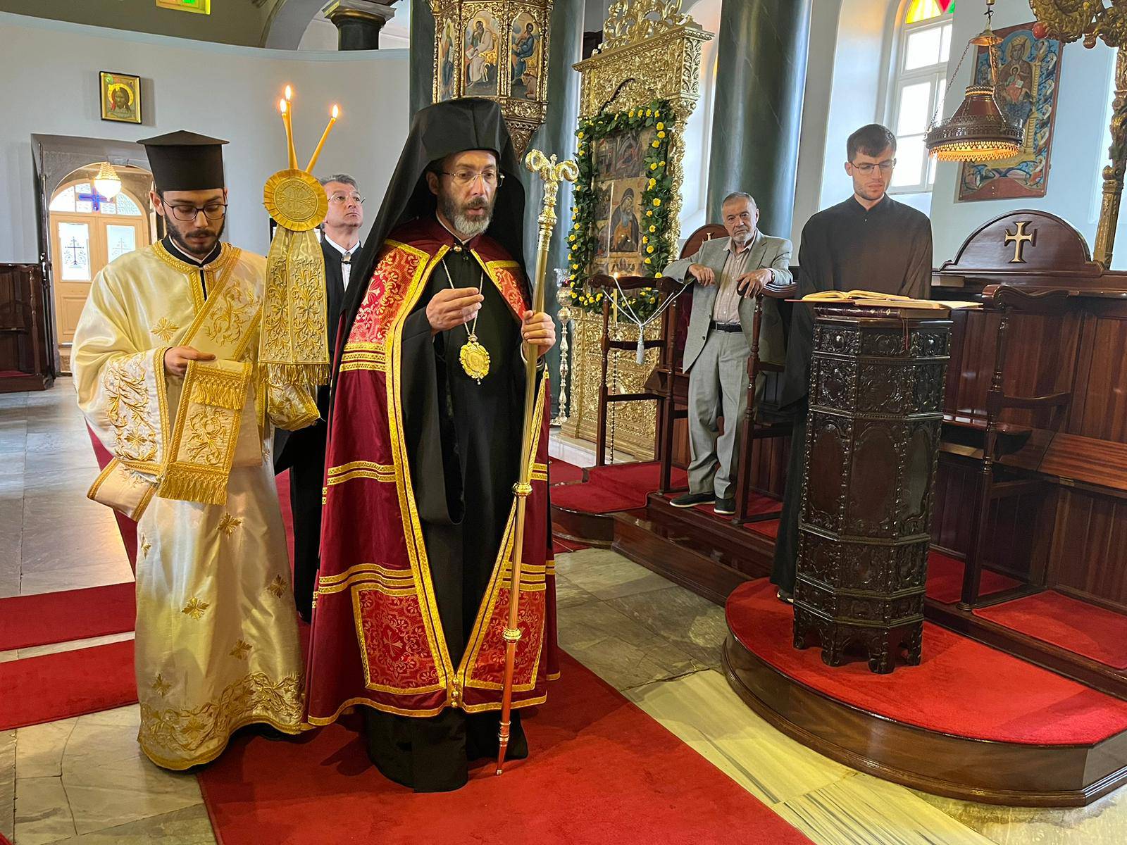Ο Μητροπολίτης Σαράντα Εκκλησιών στην εορτή της Παναγίας Παυσολύπης στη Θεολογική Σχολή Χάλκης