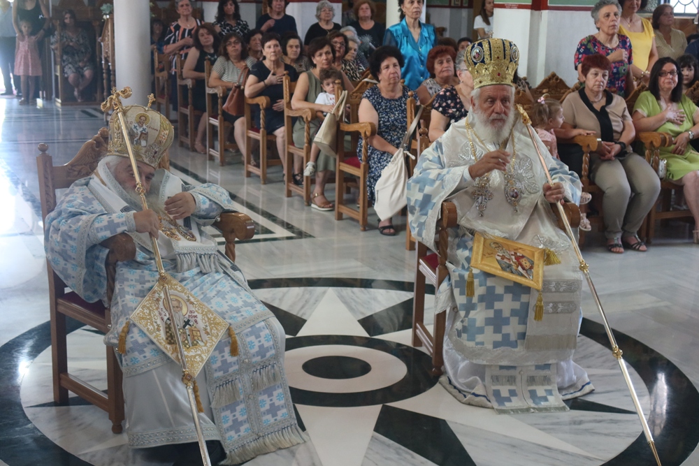 Ο Μητροπολίτης Σύρου στον Άγιο Δωρόθεο στην Δωροθέα Πέλλης