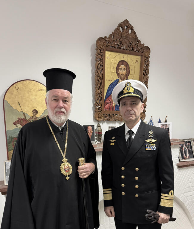 o-navarchos-tsarmaklis-ston-mitropoliti Ο Ναύαρχος Τσαρμακλής στον Μητροπολίτη Βελγίου